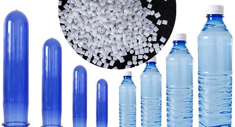 PET resin pellets and preforms