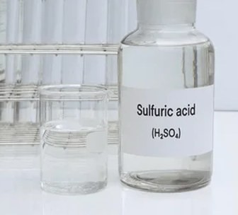 Sulphuric acid bottle